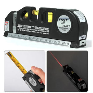Laser Pro Tape 3 en 1 - Metro-Nivel Laser