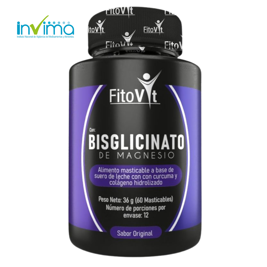 Bisglicinato De Magnesio X60 Und Fitovit
