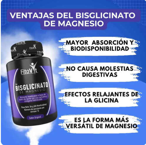 Bisglicinato De Magnesio X60 Und Fitovit